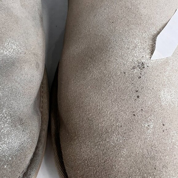 UGG Boot Women 12 Bailey Bow Shimmer Sheepskin Classic Shearling Party Core Go - Picture 8 of 16